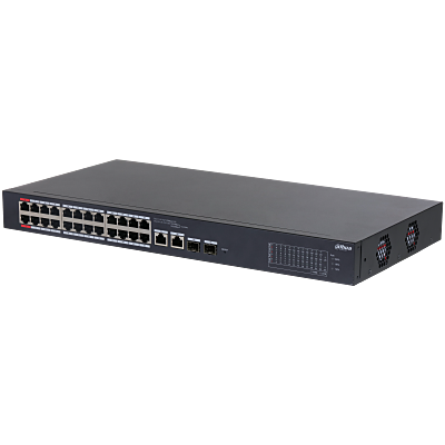 24-Port PoE Cloud Managed Desktop Switch - DH-CS4226-24ET-240-26