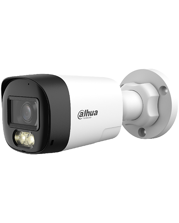 DH-HAC-HFW1200RL-IL-T (3.6MM)-2MP Smart Dual Light HDCVI Two-way Talk Fixed-focal Bullet Camera