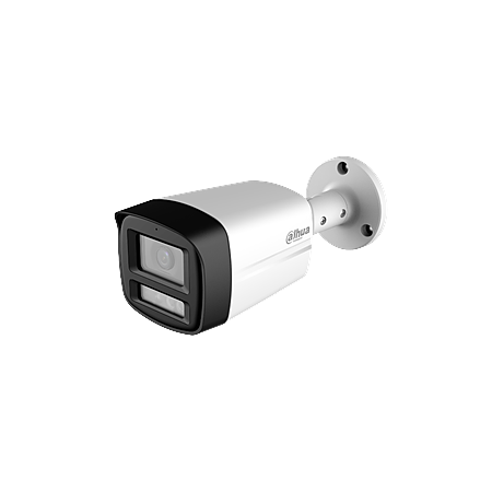DH-HAC-HFW1200TLMP-IL-T-0360B-2MP Smart Dual Light HDCVI Two-way Talk Fixed-focal Bullet Camera