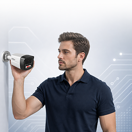 Dahua 4MP Dual Light Bullet Network Camera with 3.6mm Lens - DH-IPC-HFW1439TL1-A-IL