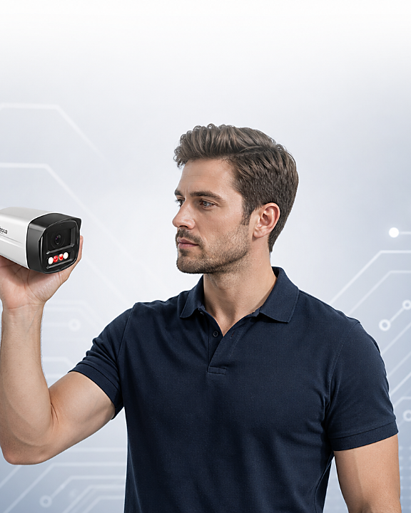Dahua 4MP Dual Light Bullet Network Camera with 3.6mm Lens - DH-IPC-HFW1439TL1-A-IL